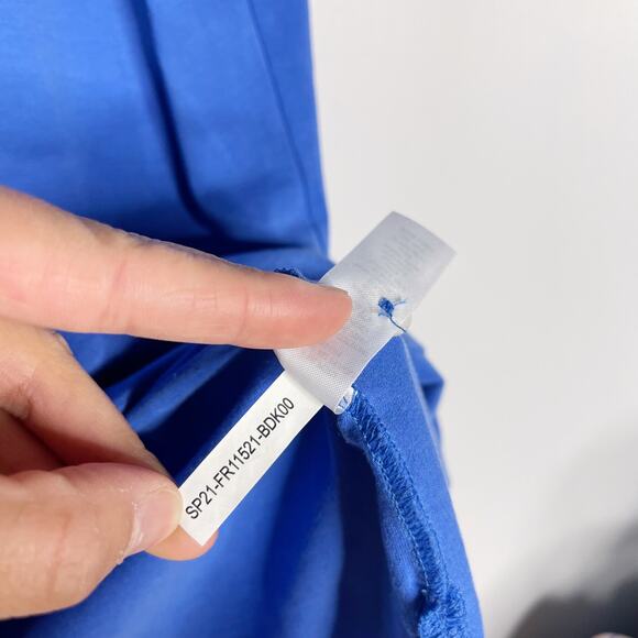 B Draddy Mens M Blue Pima Cotton Golf Polo Shirt Stretch Knit SCC Short Sleeve - Picture 8 of 8